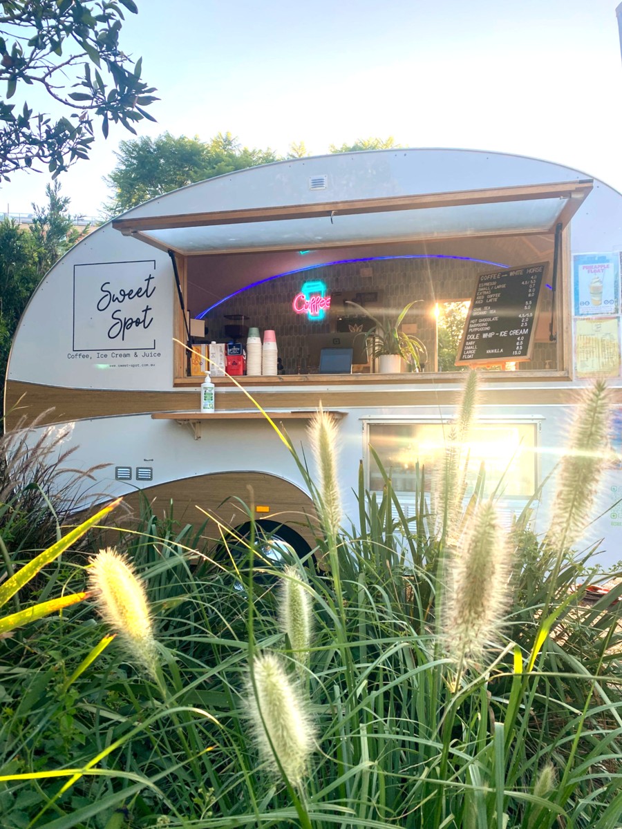 The Sweet Spot vintage catering caravan